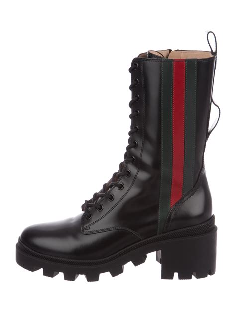 gucci army boots|gucci trip combat boots.